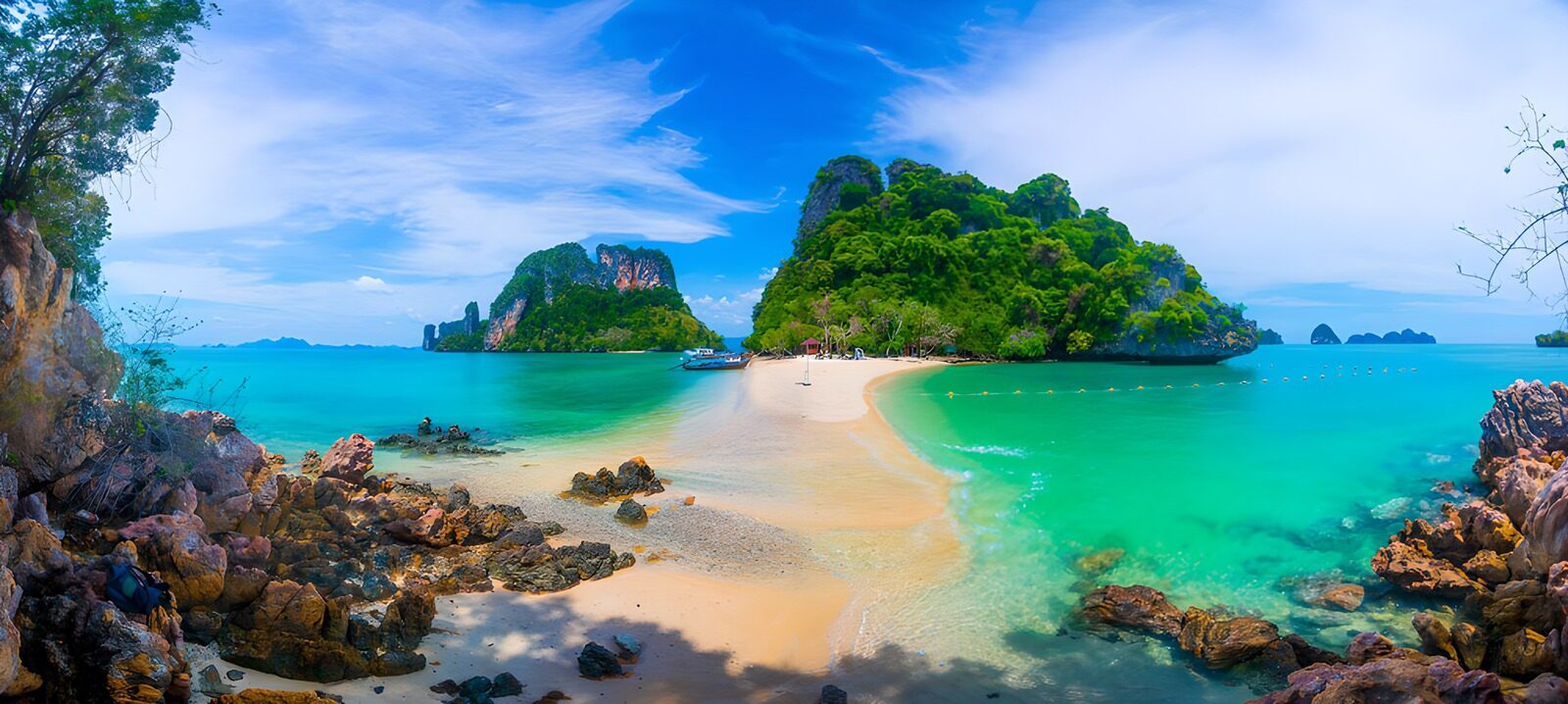 Tropisches Paradies am Meer
