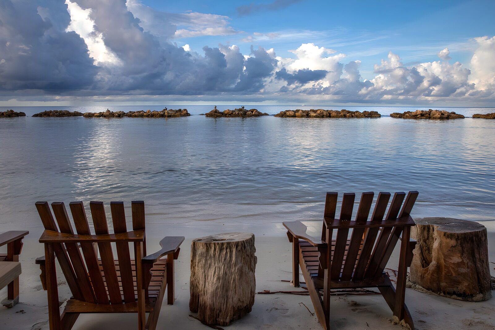 Ruhiger Strandblick im Paradies
