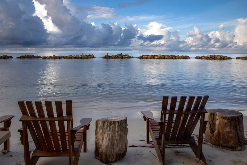 Ruhiger Strandblick im Paradies