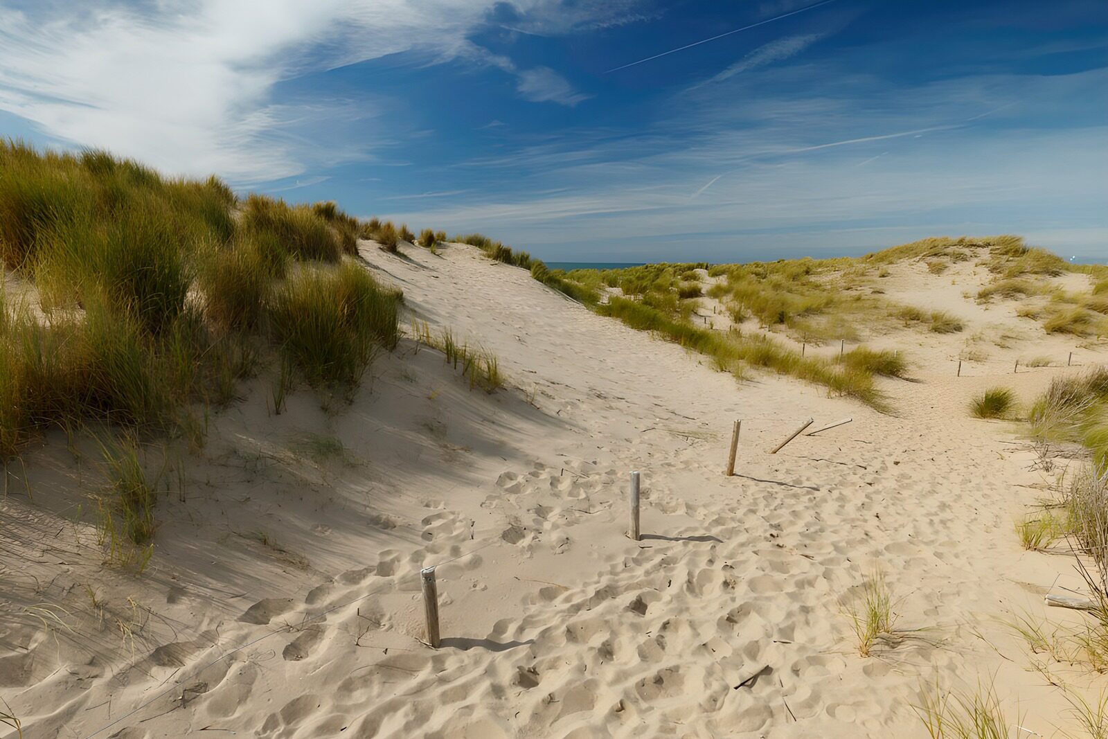 Dünenlandschaft am Strand