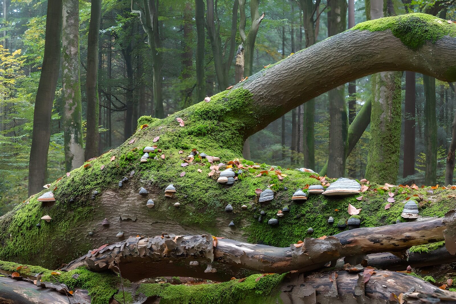 Verborgene Schönheit im Wald