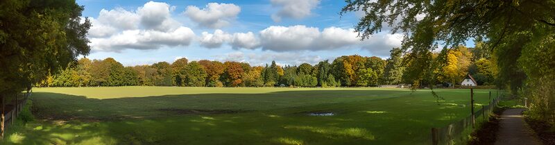 Herbstliche Landschaft im Grünen