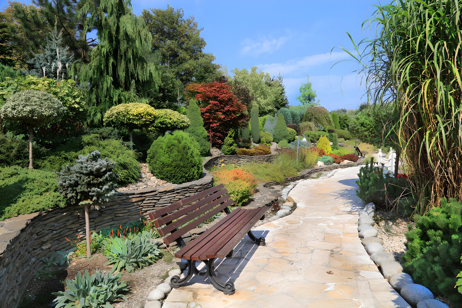 Zauberhaft gestalteter Garten