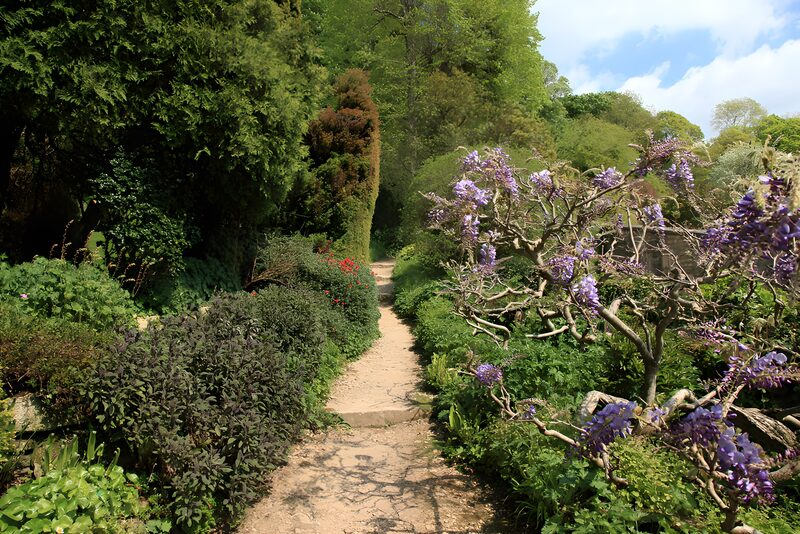 Blumengartenweg im Frühling
