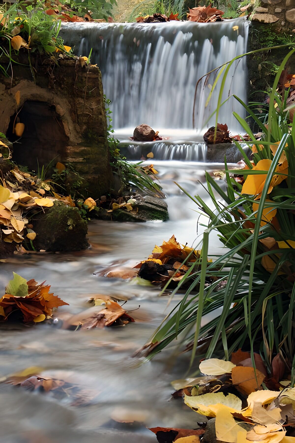Herbstliches Wasserfallgeflüster