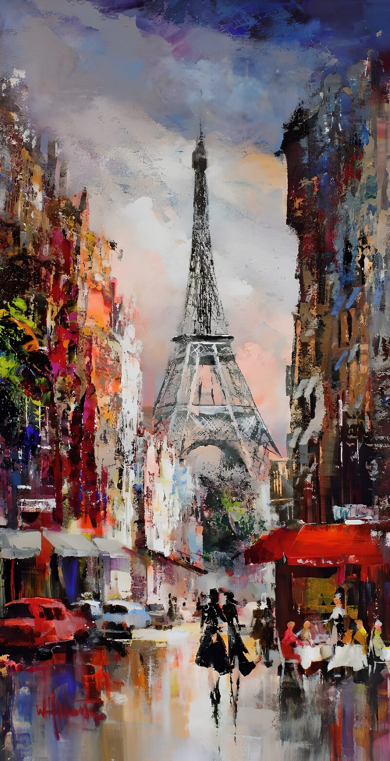 Zauberhafte Straßen von Paris