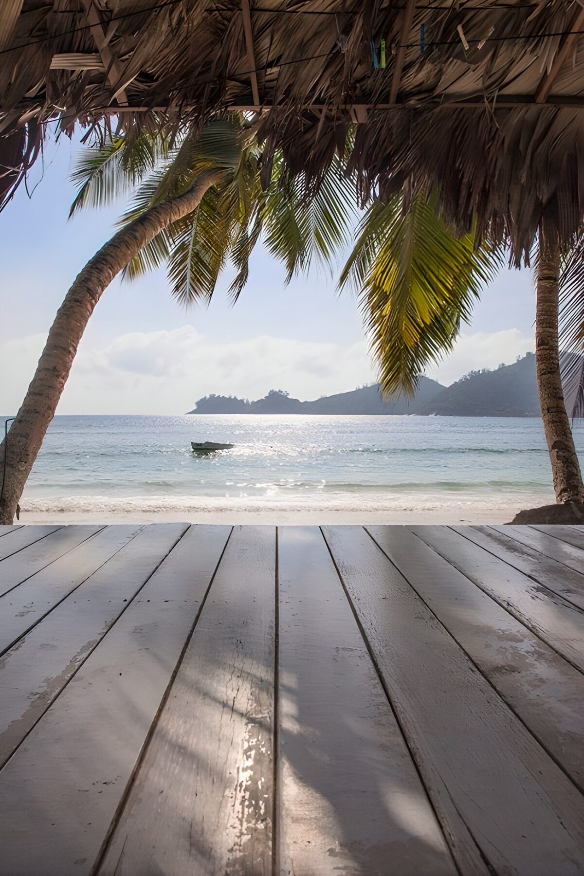 Tropisches Paradies am Meer