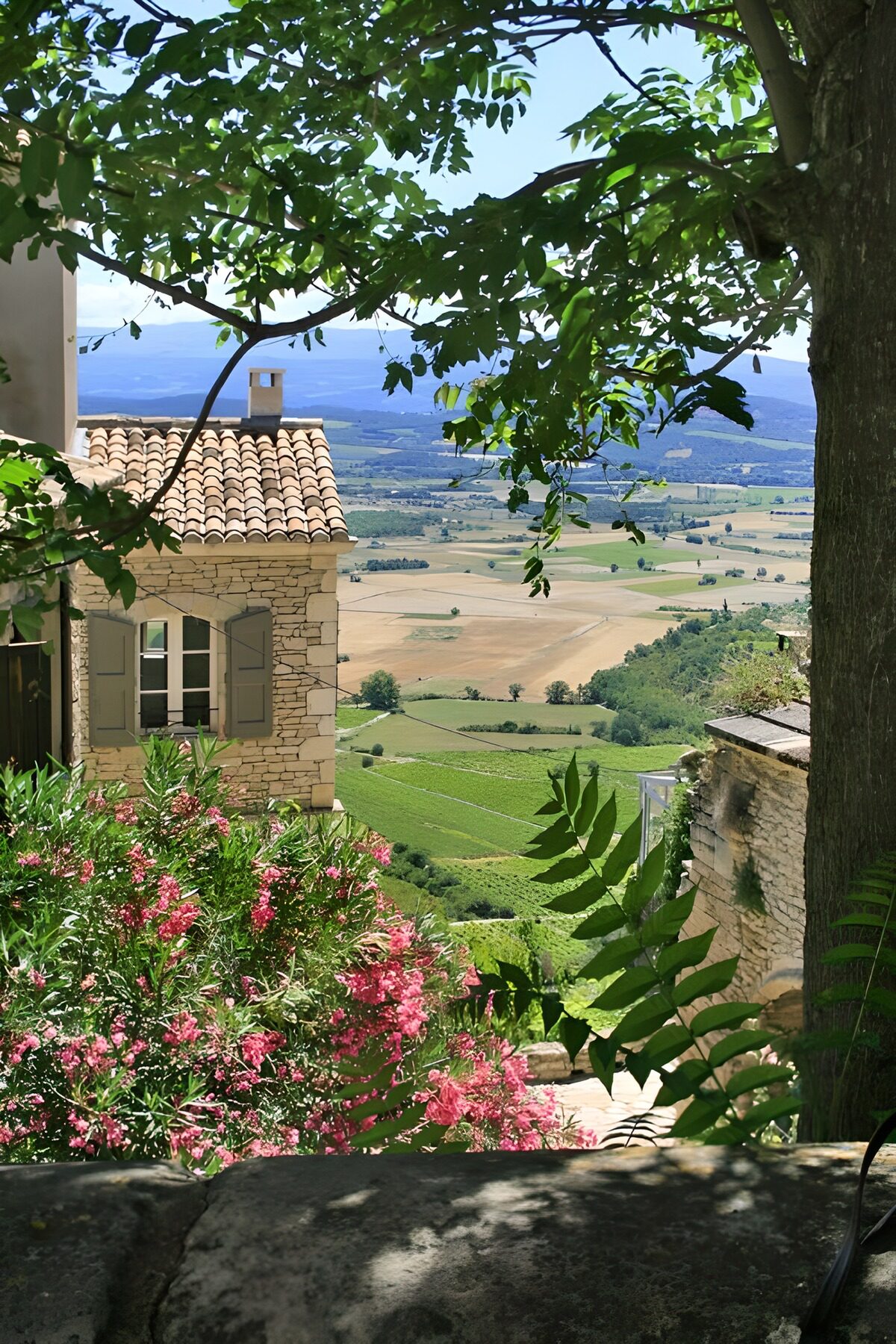 Malerische Landschaft in der Provence