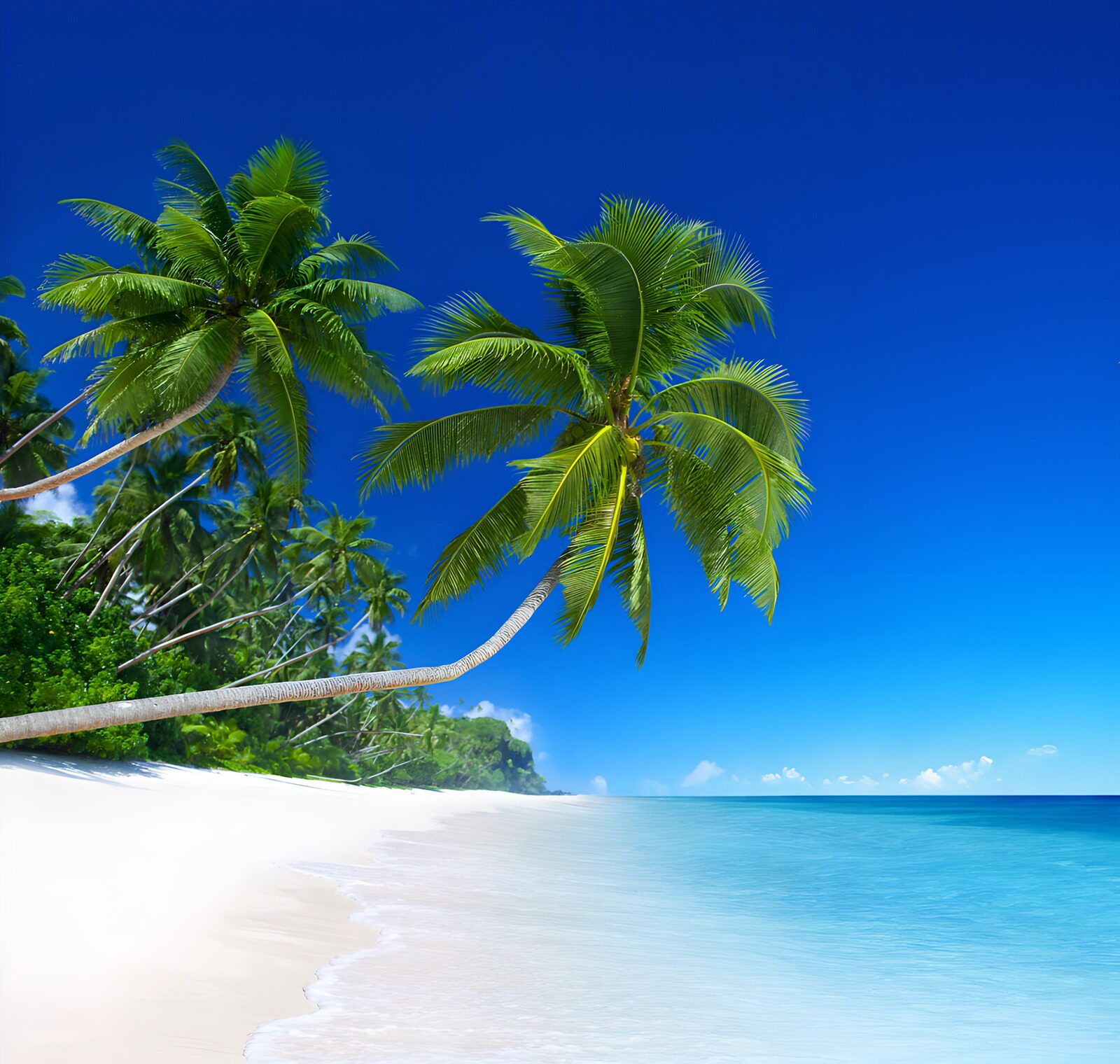 Tropisches Paradies am Strand