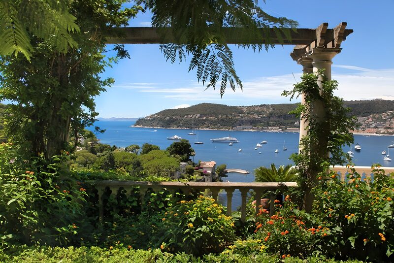 Aussicht auf die Bucht von Villefranche