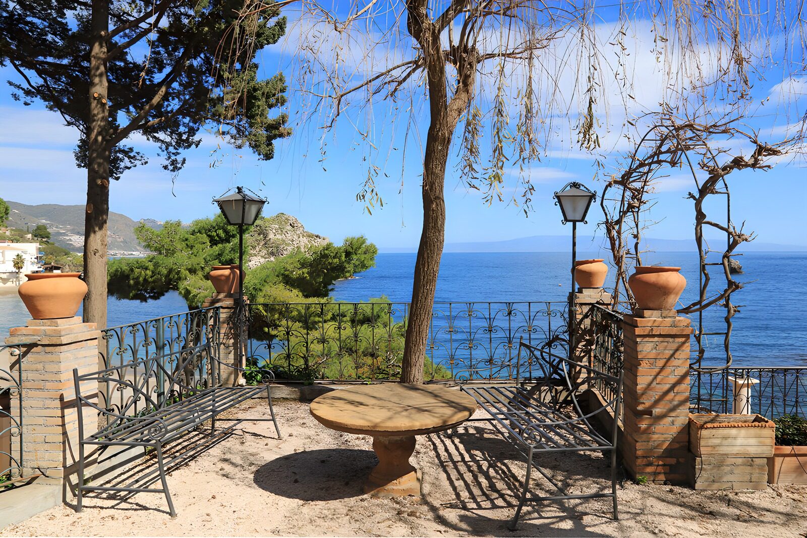 Ruhige Aussicht auf das Meer