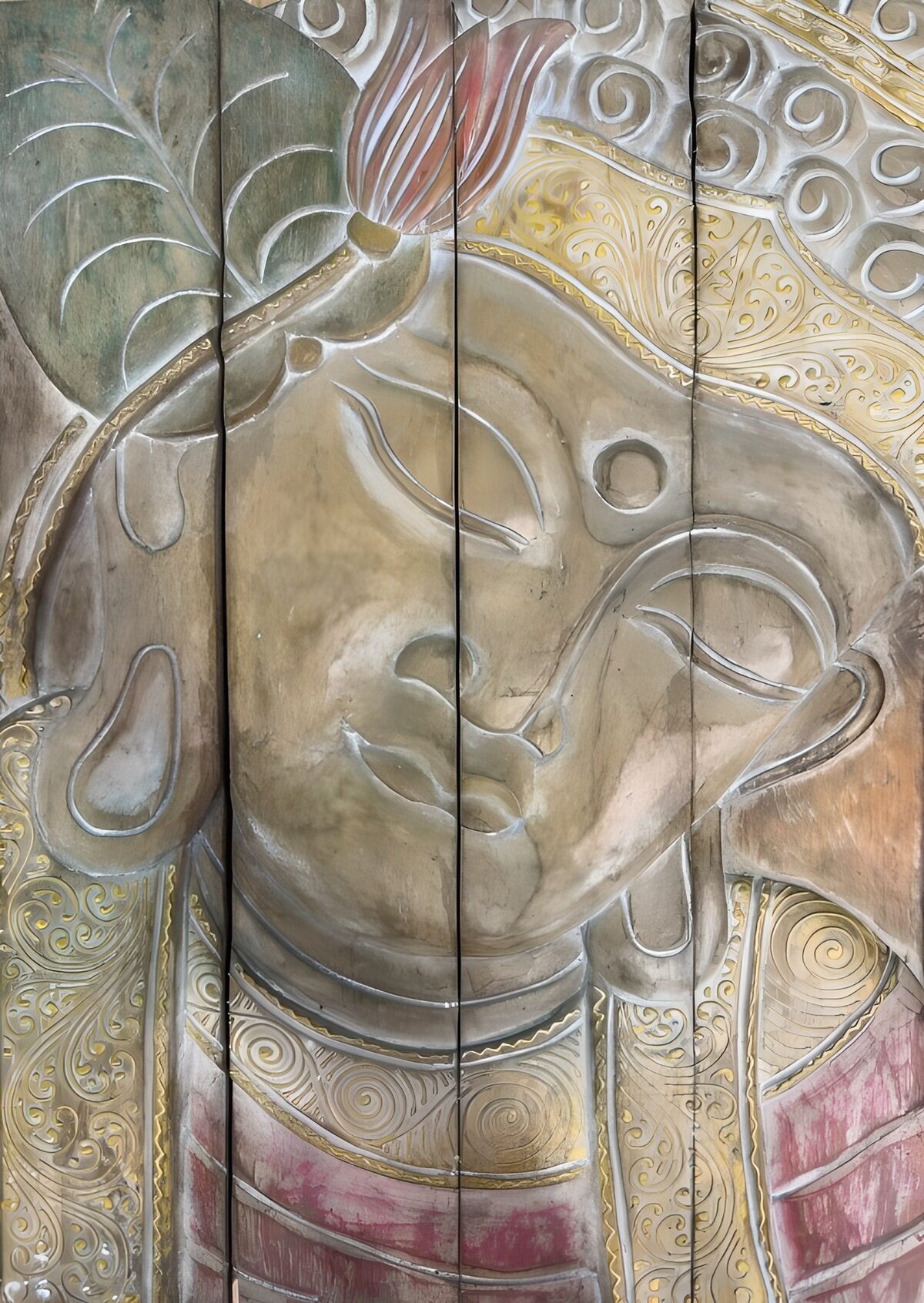 Buddha-Hanse, die die Ruhe verkörpert