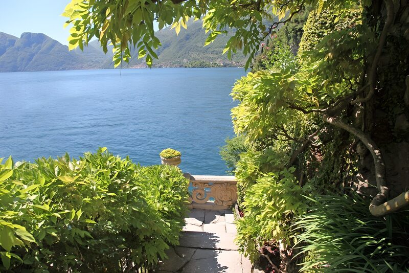 Malerischer Blick auf den See