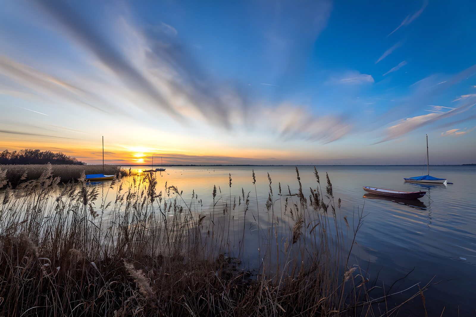 Sonnenuntergang am See