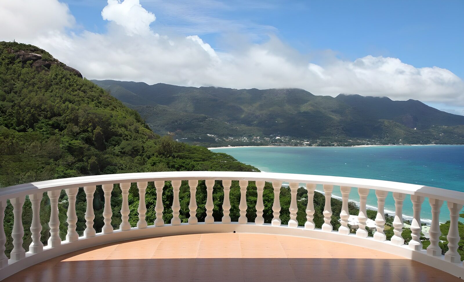 Atemberaubende Aussicht auf die Seychellen
